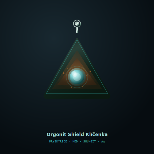 Orgonit Shield Klíčenka