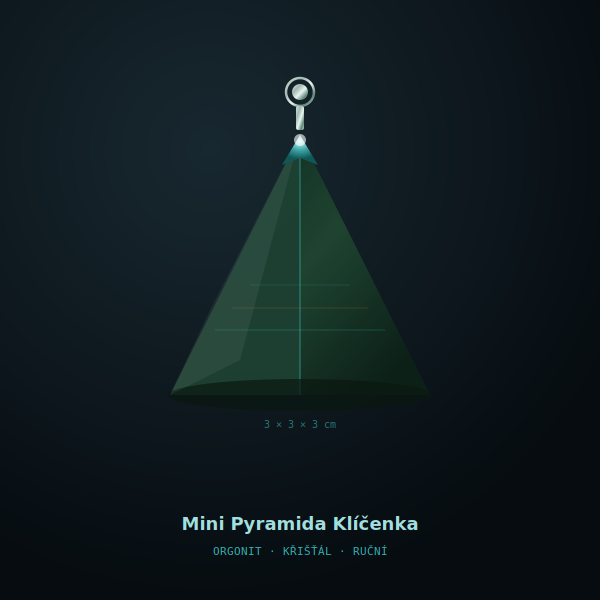 Mini Pyramida Klíčenka