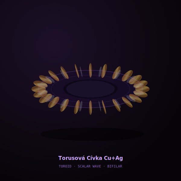 Torusová Cívka Cu+Ag · Toroid